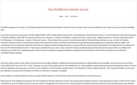 hca healthcare remote access