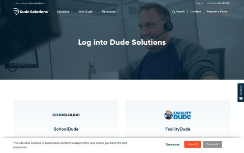 Login to Dude Solutions