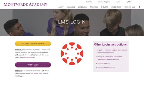 LMS Login - Montverde Academy