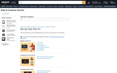 Amazon.com Help: Set Up Your Fire TV