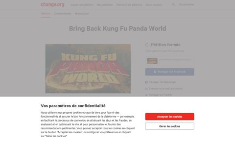 Petition · Bring Back Kung Fu Panda World · Change.org
