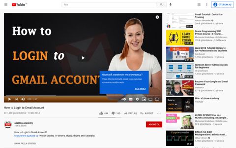 How to Login to Gmail Account - YouTube