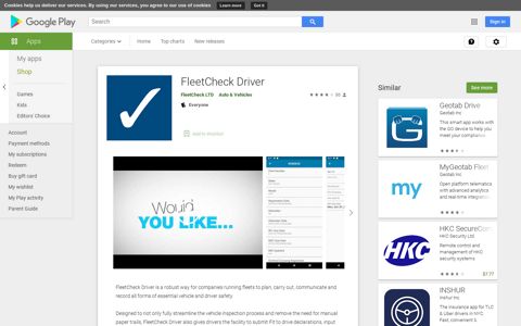 FleetCheck Driver - Apps on Google Play