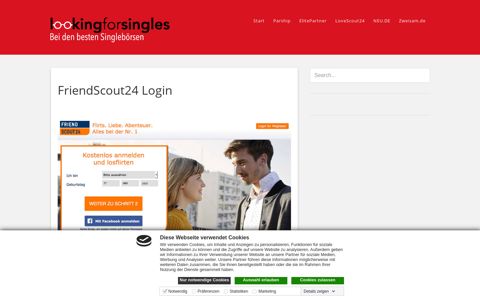 FriendScout24 Login - Looking for Singles