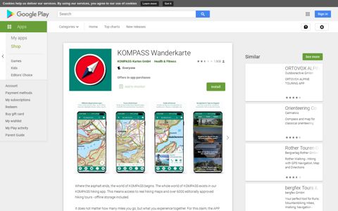 KOMPASS Wanderkarte - Apps on Google Play