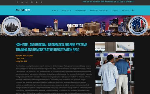 HSIN-Intel and Regional Information Sharing Systems ...