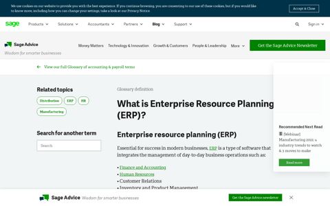 What is ERP and How Does it Work? | ERP Definition | Sage ...