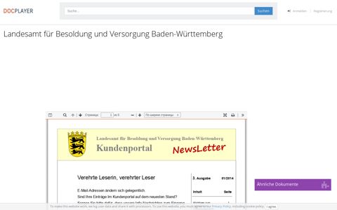 Landesamt für Besoldung und Versorgung Baden-Württemberg