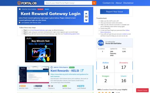 Kent Reward Gateway Login - Portal-DB.live