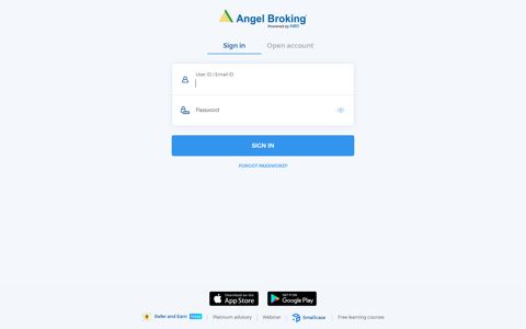 Angel Broking: Web Trading Platform