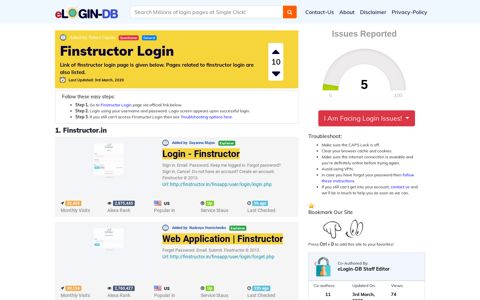 Finstructor Login - A database full of login pages from all over ...