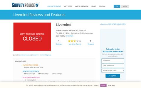 Livemind Ranking and Reviews – SurveyPolice