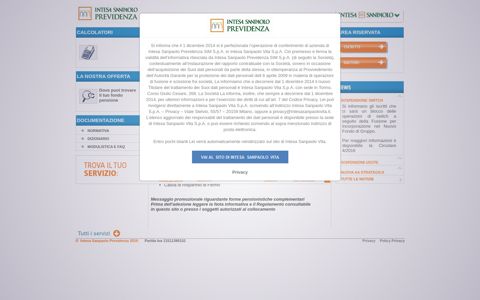 IntesaPrevidenza - Intesa Sanpaolo Previdenza Sim S.p.A.
