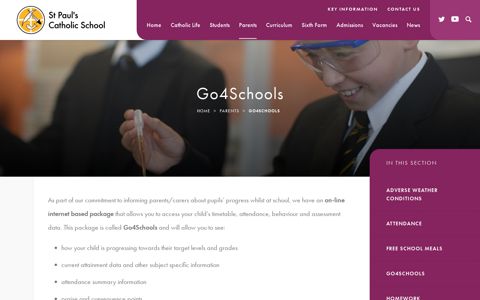 Go4Schools - St Paul's Catholic School