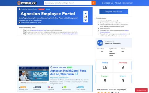 Agnesian Employee Portal