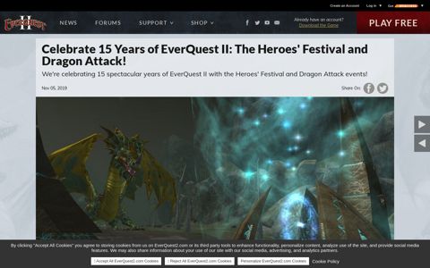 Celebrate 15 Years of EverQuest II: The Heroes ... - Everquest 2