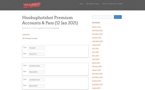 Hookuphotshot Premium Accounts & Pass - xpassgf