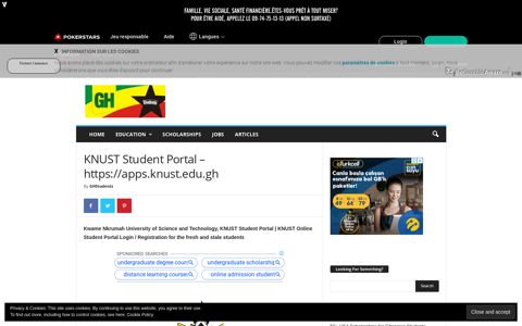 KNUST Student Portal – https://apps.knust.edu.gh - GH Students