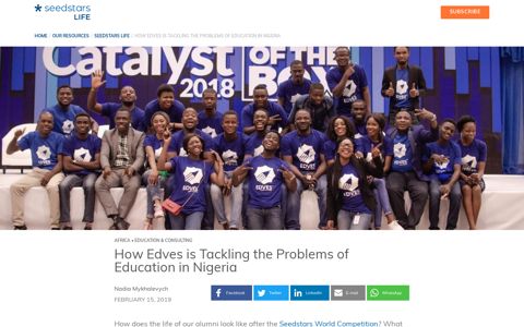 How Edves is Tackling the Problems of Education in Nigeria