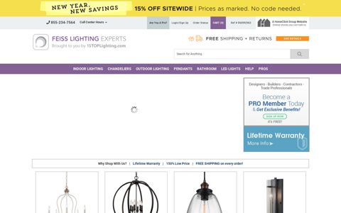 Feiss Lighting - Shop Feiss Lighting Online | Murray Feiss Light