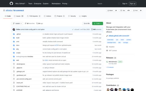 alibaba/kt-connect: Manage and Integration with your ... - GitHub