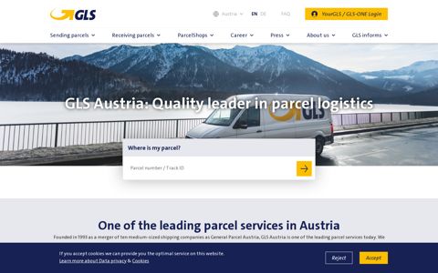GLS Austria: Parcel Service
