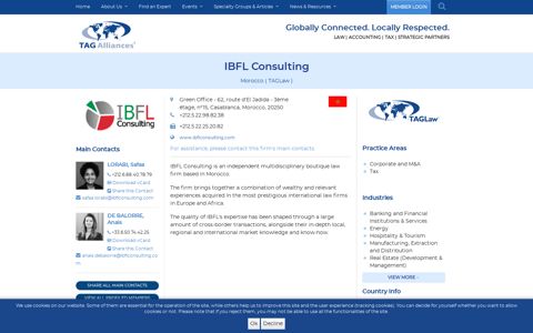 IBFL Consulting Law Firm in Casablanca, Morocco