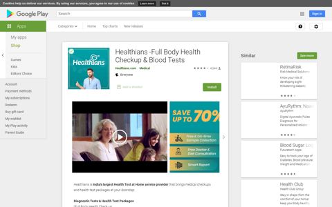 Healthians -Full Body Health Checkup & Blood Tests - Apps ...