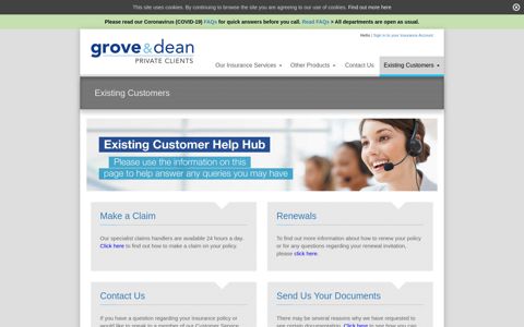 Existing Customers - Grove & Dean Private Clients