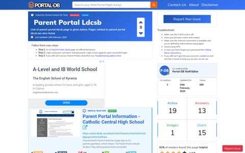 Parent Portal Ldcsb - Portal-DB.live