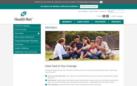 Health Net Members Manage Your Health | Health Net