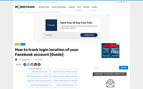 How to track login location of your Facebook account [Guide]