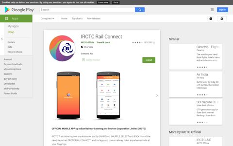 IRCTC Rail Connect - Apps on Google Play