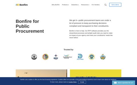 Bonfire | Public procurement software | RFP evaluation tools