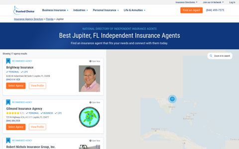 Jupiter, Florida Independent Insurance Agents | Trusted Choice