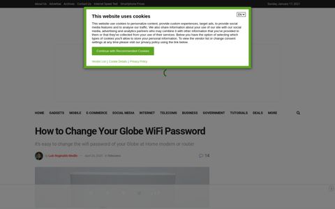 How to Change Your Globe WiFi Password - Tech Pilipinas