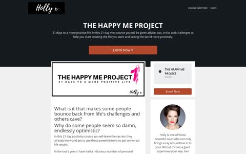 The Happy Me Project | I am Holly Matthews