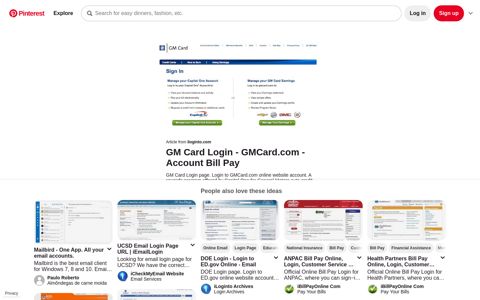 GM Card Login - GMCard.com - Account Bill Pay | Paying bills ...