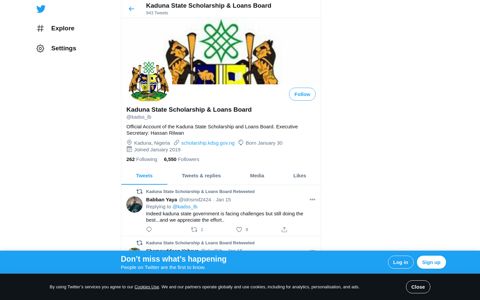 Kaduna State Scholarship & Loans Board (@kadss_lb) | Twitter