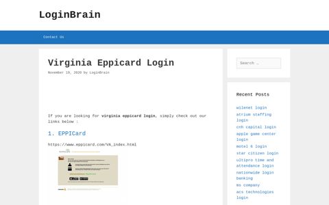 Virginia Eppicard Eppicard - LoginBrain