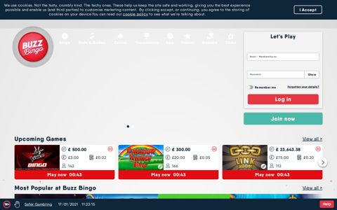 Buzz Bingo: Play Online Bingo | Spend £10 Get £30 | No ...