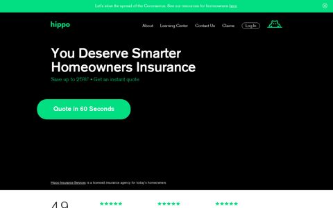 Homeowners Insurance: Get a Quote in 60 Seconds - Hippo