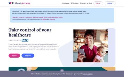 Patient Access - GP appointments & prescriptions online