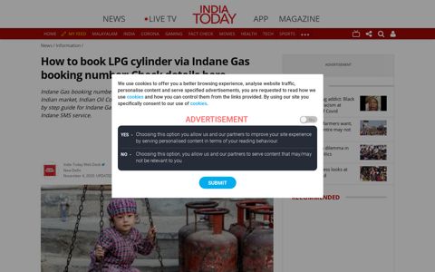 How to book LPG cylinder via Indane Gas booking number ...