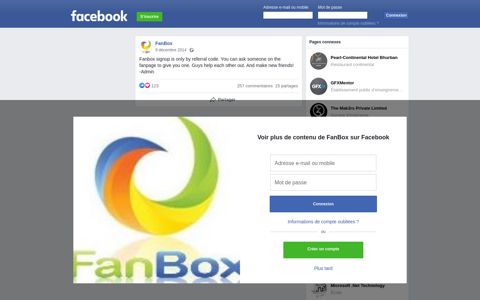 Fanbox signup is only by referral code. You can... - Facebook