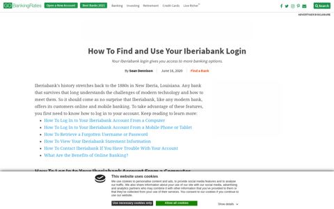 How To Find and Use Your Iberiabank Login | GOBankingRates