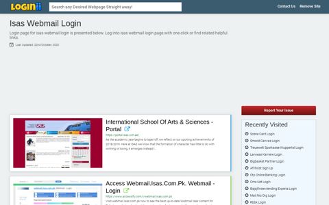 Isas Webmail Login | Accedi Isas Webmail - Loginii.com