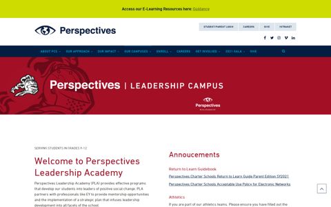 Perspectives Leadership Academy - Perspectives Charter ...