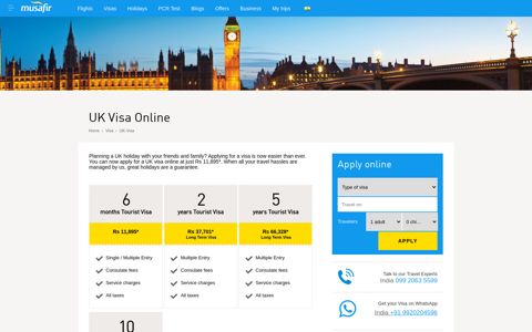 UK Visa Online - Musafir
