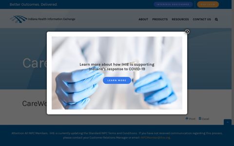 CareWeb - Indiana Health Information Exchange
